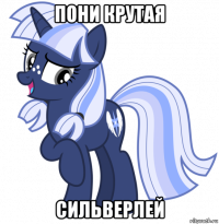 пони крутая сильверлей