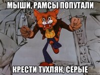 мыши, рамсы попутали крести тухляк, серые