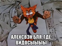  алексвэн бля, где видосыыыы