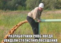  разработчики pubg, когда увидели статистику посещения