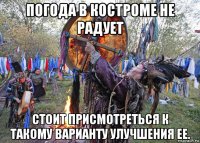 погода в костроме не радует стоит присмотреться к такому варианту улучшения ее.