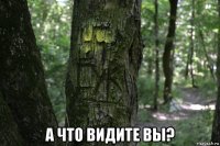  а что видите вы?