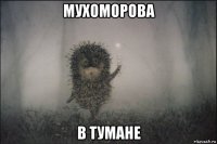 мухоморова в тумане