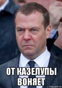  от казелупы воняет