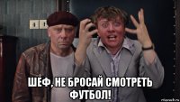  шеф, не бросай смотреть футбол!