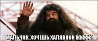  мальчик, хочешь халявной жижи?