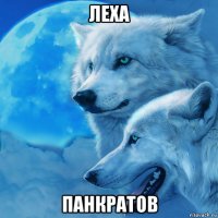 леха панкратов