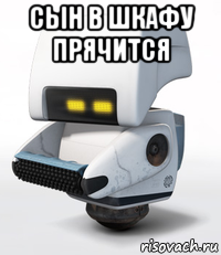 сын в шкафу прячится 