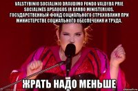 valstybinio socialinio draudimo fondo valdyba prie socialinės apsaugos ir darbo ministerijos. государственный фонд социального страхования при министерстве социального обеспечения и труда. жрать надо меньше