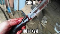 саня нож хуй