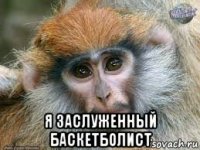  я заслуженный баскетболист