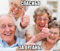спасибо за органы