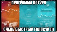 программа dotvpn очень быстрый гол0суй )))