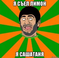 я съел лимон я сашатаня