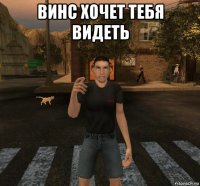 винс хочет тебя видеть 