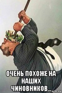  очень похоже на наших чиновников...