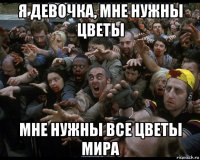 я девочка, мне нужны цветы мне нужны все цветы мира