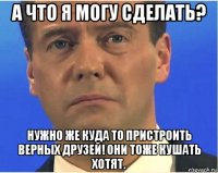 а что я могу сделать? нужно же куда то пристроить верных друзей! они тоже кушать хотят.