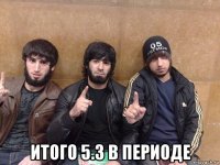  итого 5.3 в периоде