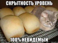 скрытность уровень 100% невидемый