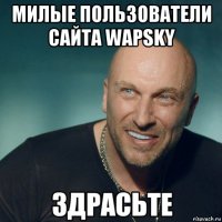 милые пользователи сайта wapsky 