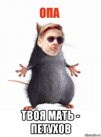  твоя мать - петухов