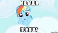 милаша поняша