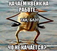 качаем квейк на работе... чо не качается?...