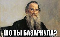  шо ты базарнула?