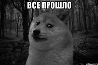 все прошло 