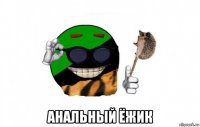  анальный ёжик