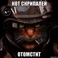 кот скрипалей отомстит
