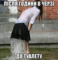 після години в черзі до туалету