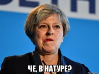  че, в натуре?