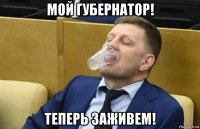 мой губернатор! теперь заживем!
