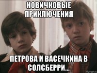 новичковые приключения петрова и васечкина в солсберри...