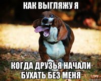 как выгляжу я когда друзья начали бухать без меня