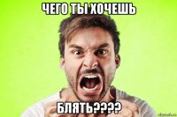 чего ты хочешь блять????