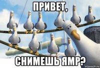 привет, снимешь ямр?