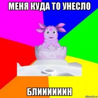 меня куда то унесло блиииииин
