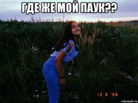 где же мой паук?? 