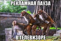 рекламная пауза в телевизоре