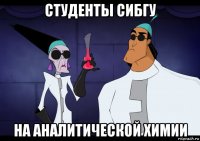 студенты сибгу на аналитической химии