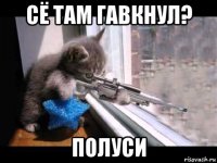 сё там гавкнул? полуси
