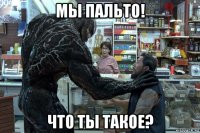 мы пальто! что ты такое?