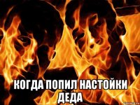  когда попил настойки деда