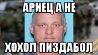 ариец а не хохол пиздабол