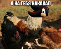 я на тебя накакал 