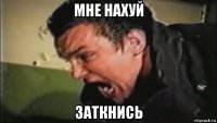 мне нахуй заткнись