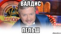 валдис пельш
